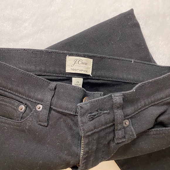 J. CREW | Toothpick Jean in True Black - Picture 6 of 6